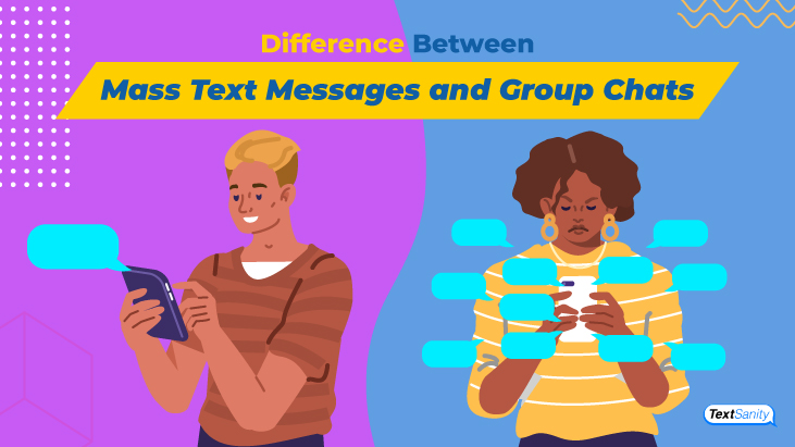 Featured image for the difference between mass texting and group mms.