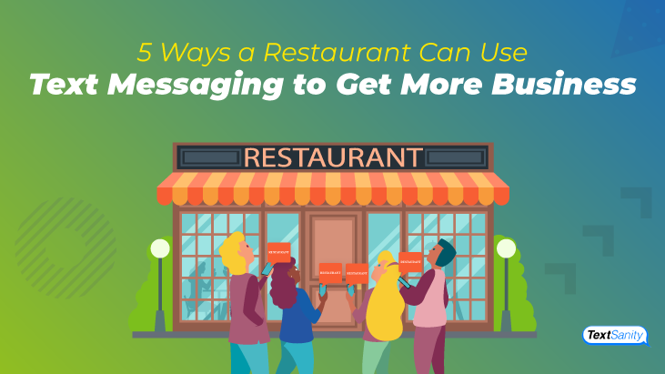 Featured image for restaurants using text messaging to get more business.
