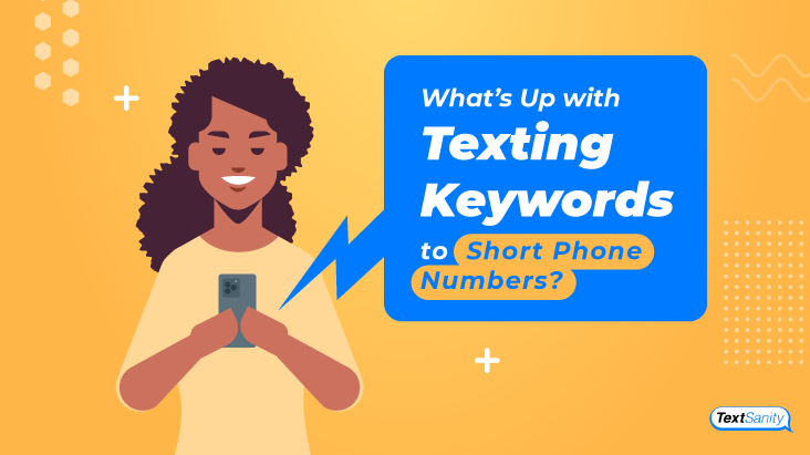 Featured image for texting keywords to short phone numbers.