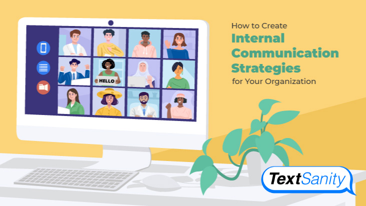 Featured image for creating internal communication strategies for your organization.