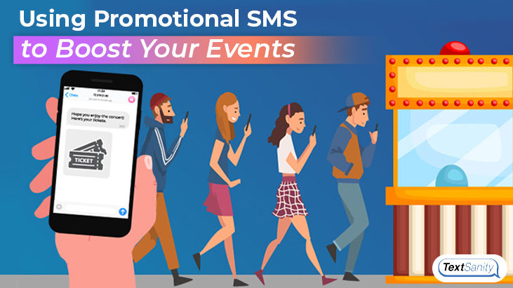 Featured image for using promotional SMS to boost your events.