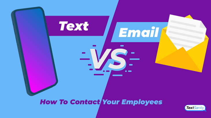 Featured image for Text vs Email: How to Contact Your Employees