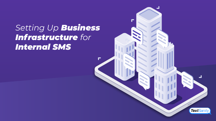 Featured image for setting up business infrastructure for internal sms.