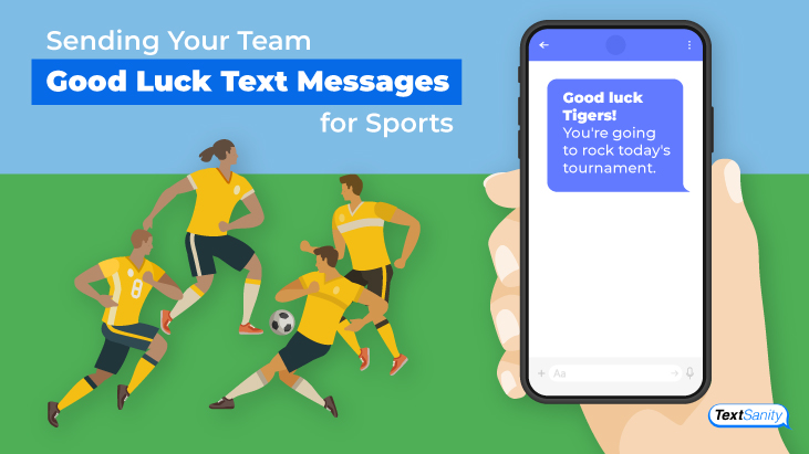 Featured image for sending your sports team "good luck" messages.