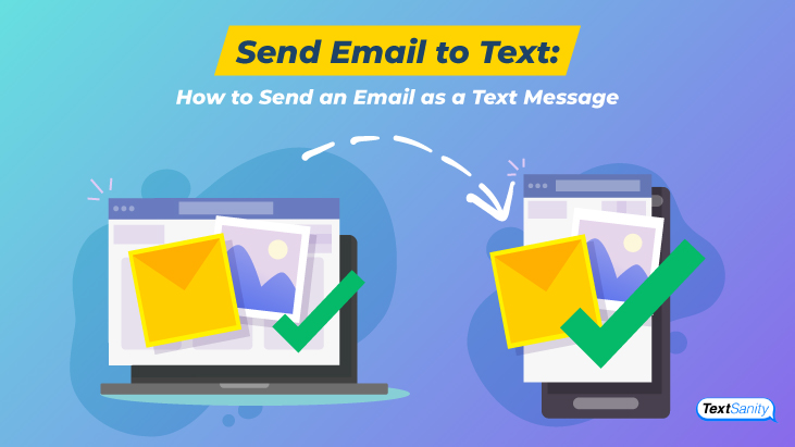 Featured image for sending emails as a text message.