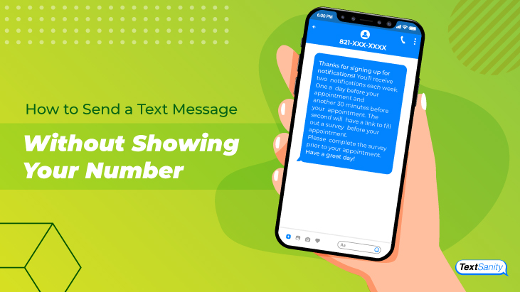 Featured image for sending a text message without showing your number.