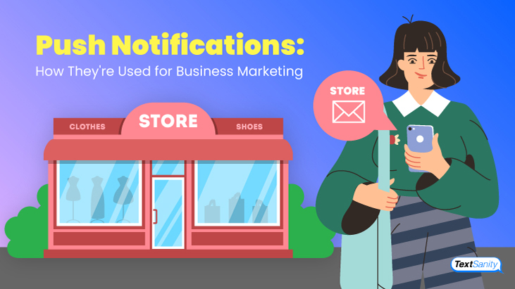 Featured image for how push notifications are used for business marketing.