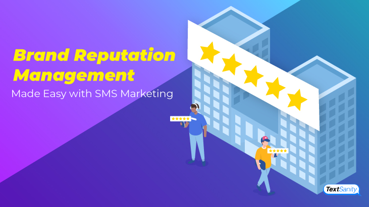 Featured image for brand reputation management via sms marketing.