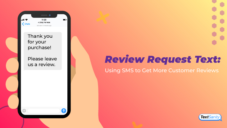 Featured image for Review Request Text- Using SMS to Get More Customer Reviews