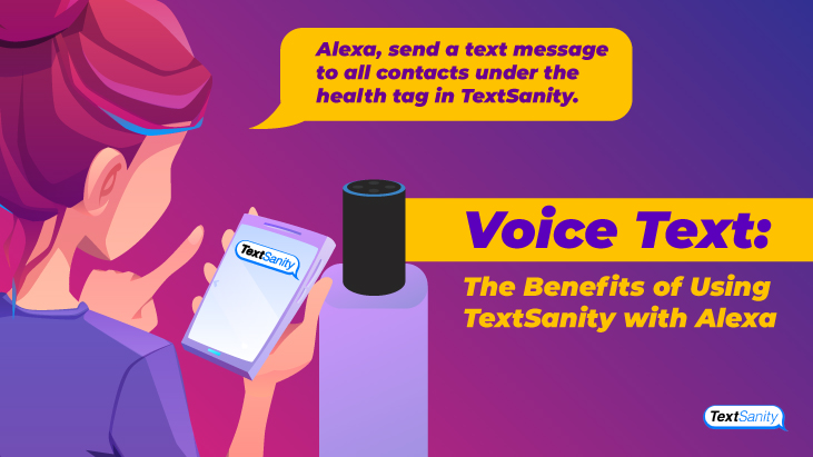 Featured image for Voice Text: The Benefits of Using TextSanity with Amazon Alexa